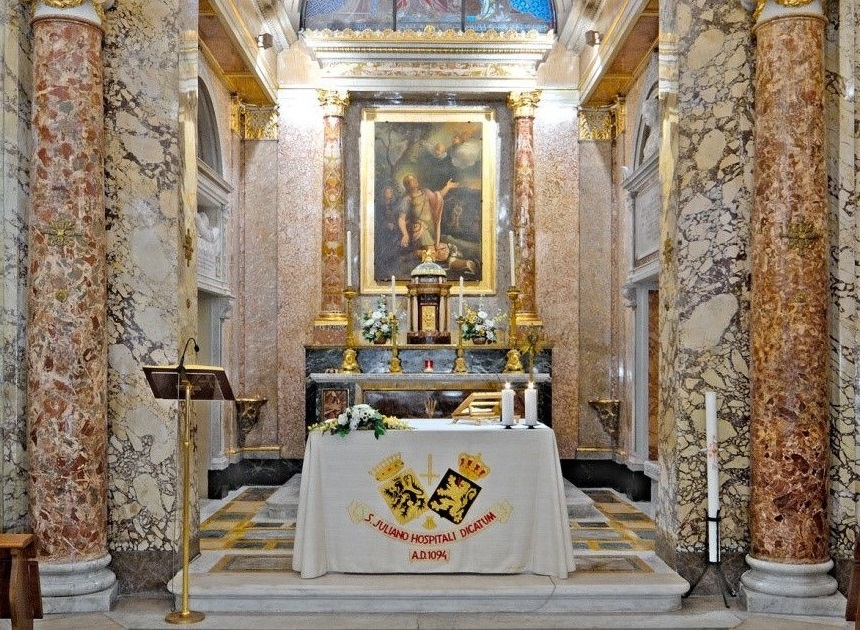 Royal Belgian Church of San Giuliano dei Fiamminghi - Rome - Italy